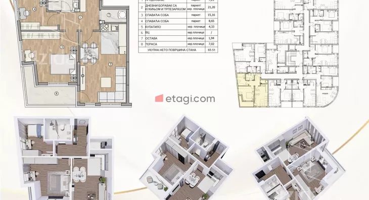 Dvosoban stan | 4zida