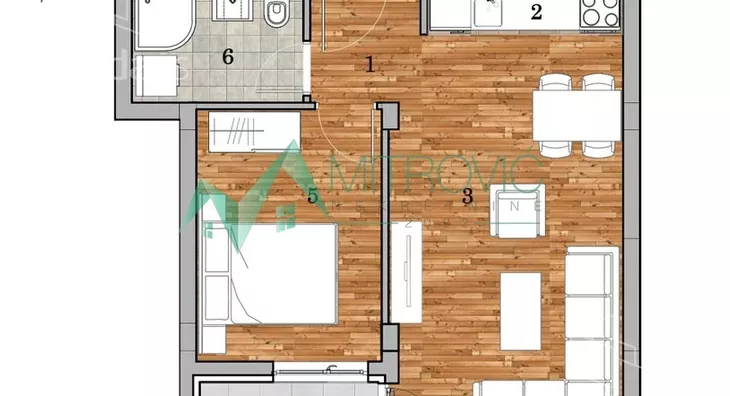 Dvosoban stan | 4zida