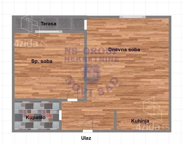 Jednoiposoban stan | 4zida