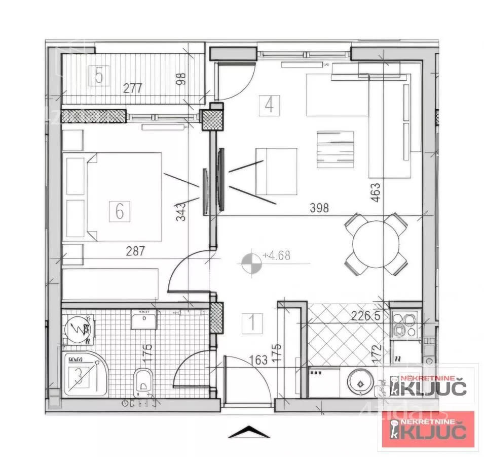 Dvosoban stan | 4zida