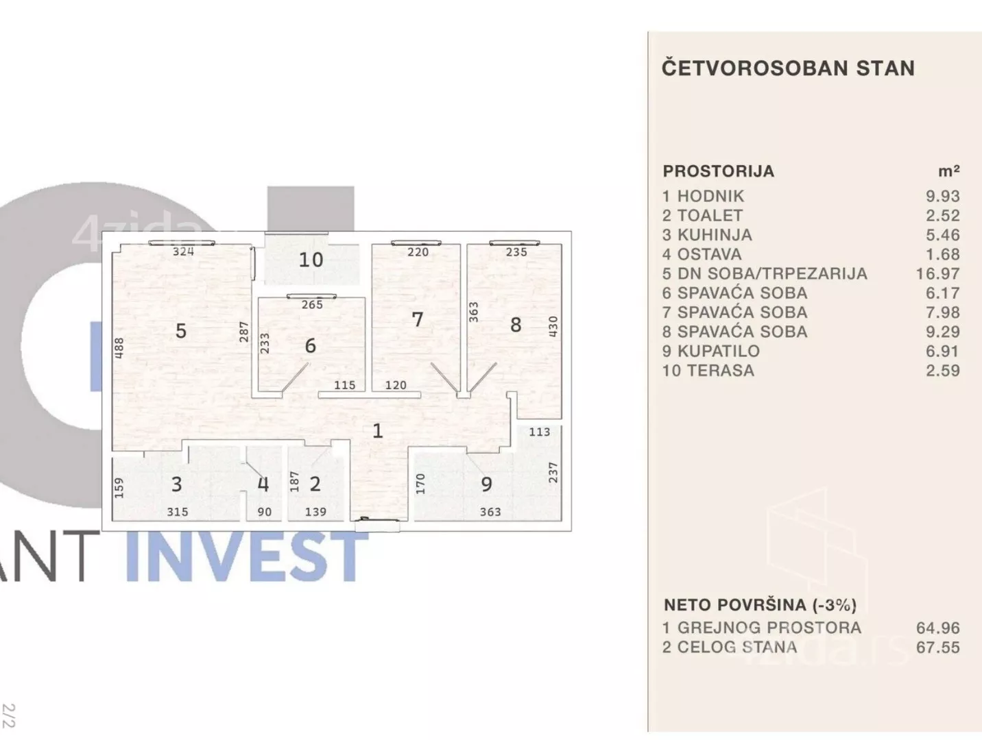 Četvorosoban stan | 4zida