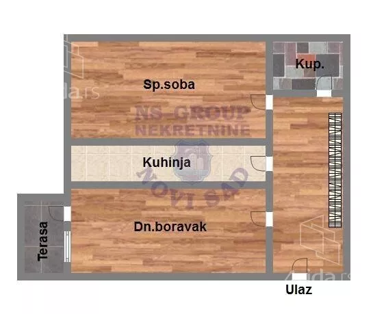 Dvosoban stan | 4zida