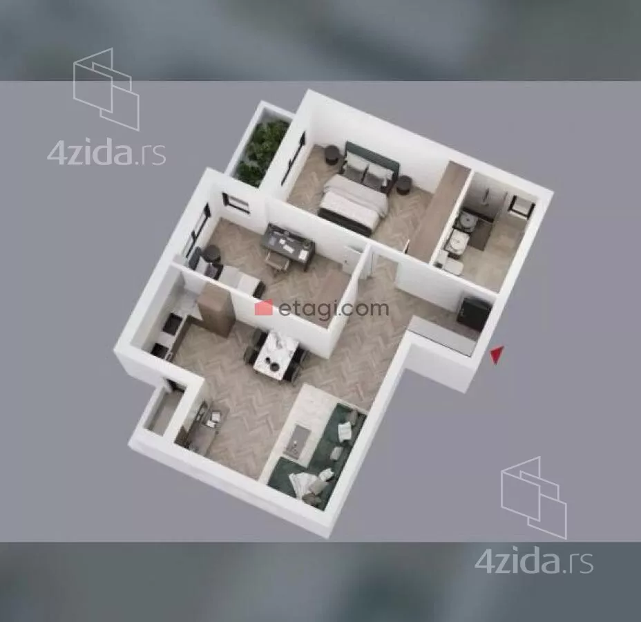 Dvoiposoban stan | 4zida