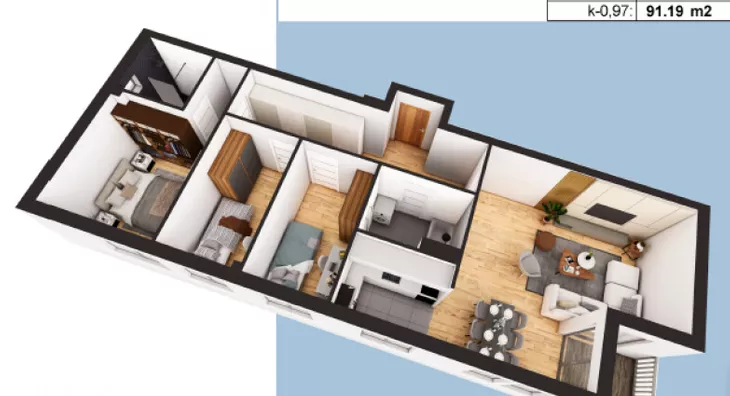 Četvorosoban stan | 4zida