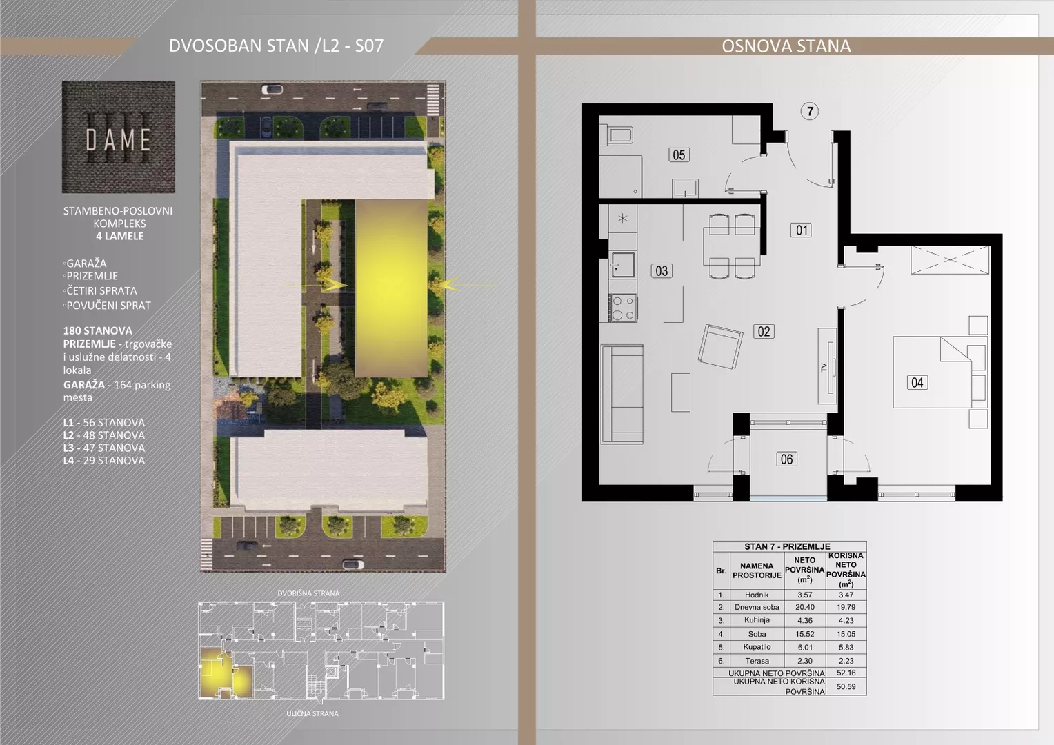 Dvosoban stan | 4zida