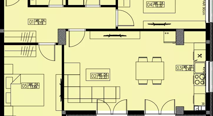 Trosoban stan | 4zida