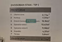 Dvosoban stan | 4zida
