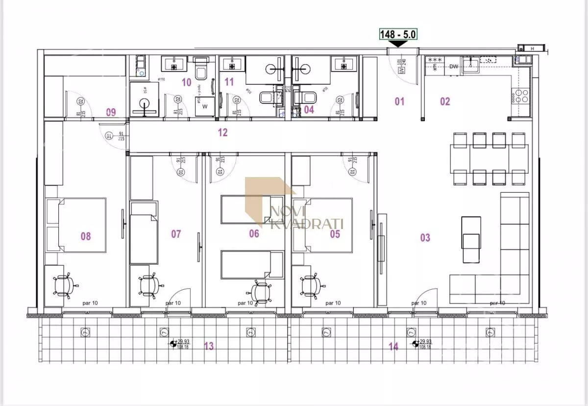 Petosoban stan | 4zida