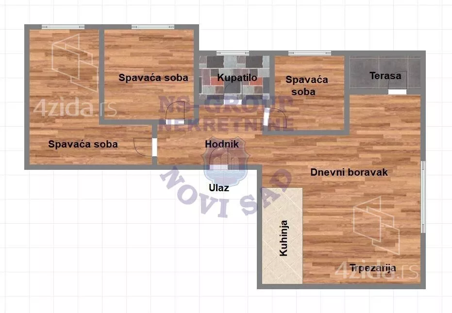 Troiposoban stan | 4zida