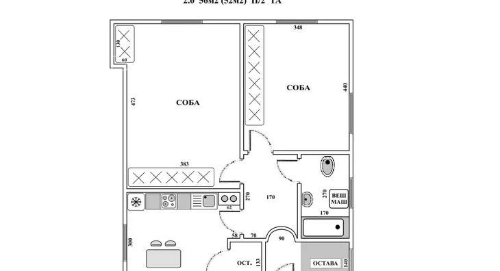 Dvosoban stan | 4zida