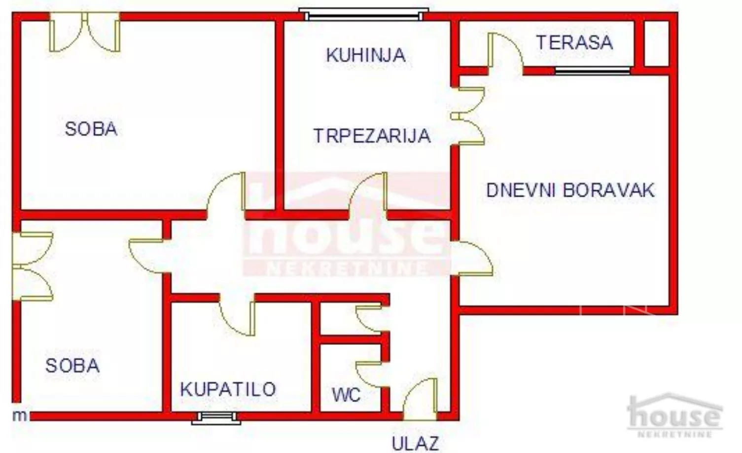 Trosoban stan | 4zida