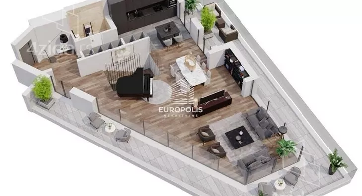 Petosoban stan | 4zida