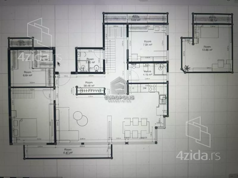 Trosoban stan | 4zida