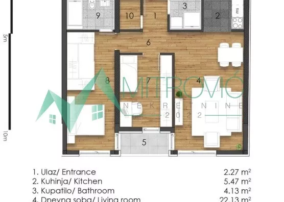 Trosoban stan | 4zida