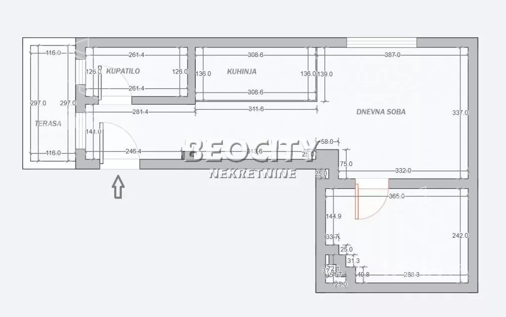 Jednoiposoban stan | 4zida
