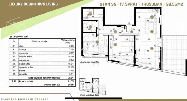 Trosoban stan | 4zida