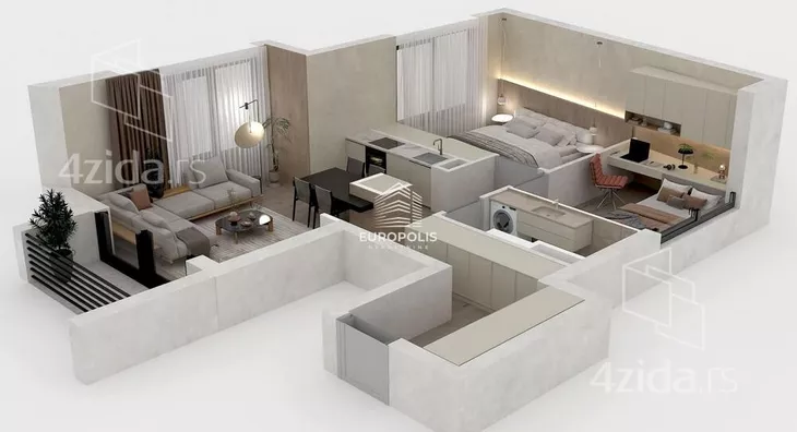 Dvoiposoban stan | 4zida