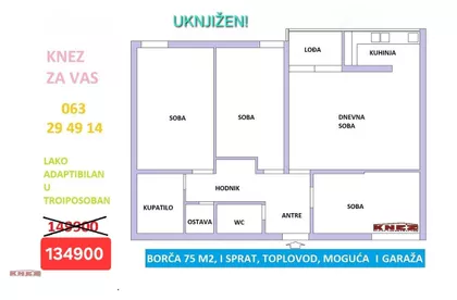 BORČA III | 4zida.rs