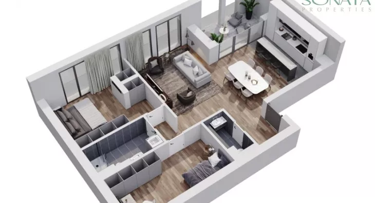 Trosoban stan | 4zida