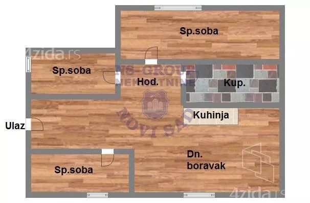 Troiposoban stan | 4zida