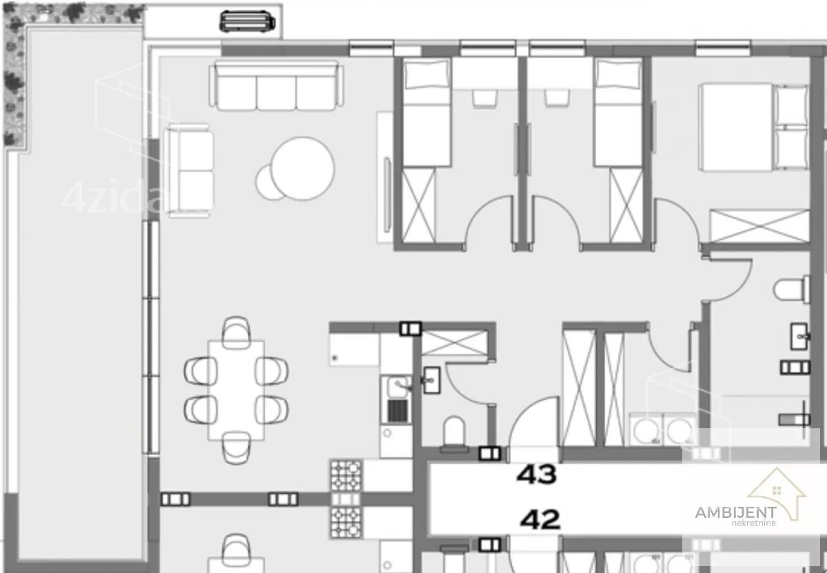 Četvorosoban stan | 4zida