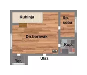 Jednoiposoban stan | 4zida