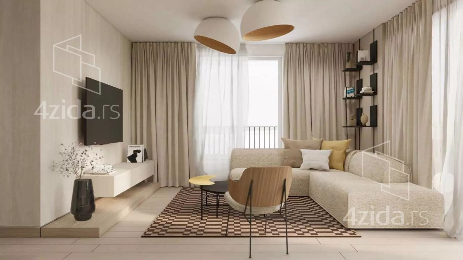 Trosoban stan | 4zida