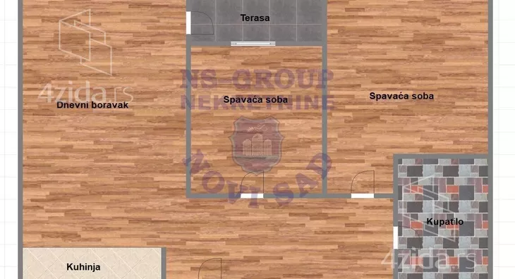 Trosoban stan | 4zida