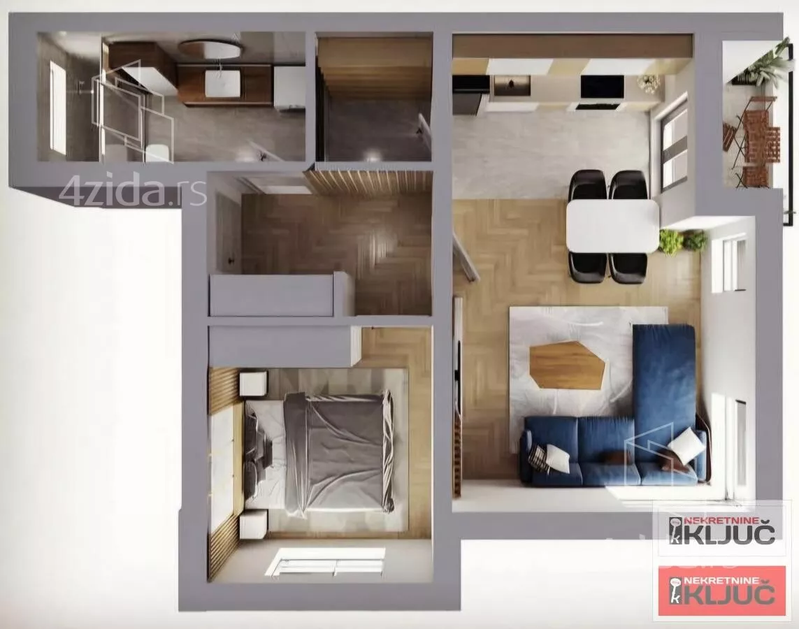 Dvosoban stan | 4zida