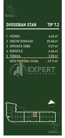 Dvosoban stan | 4zida