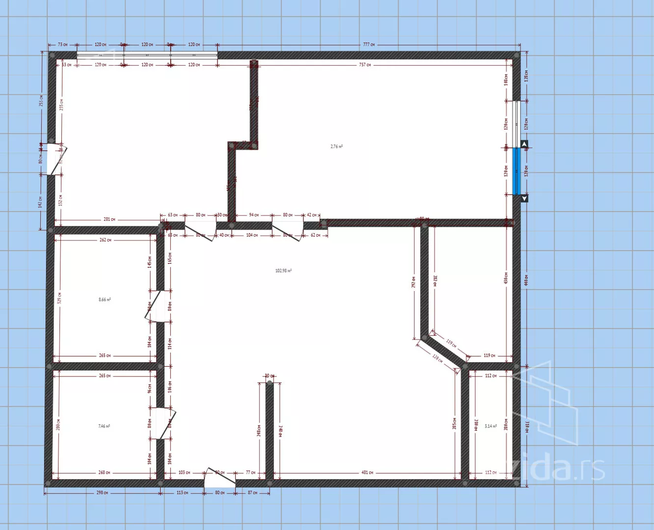 Trosoban stan | 4zida