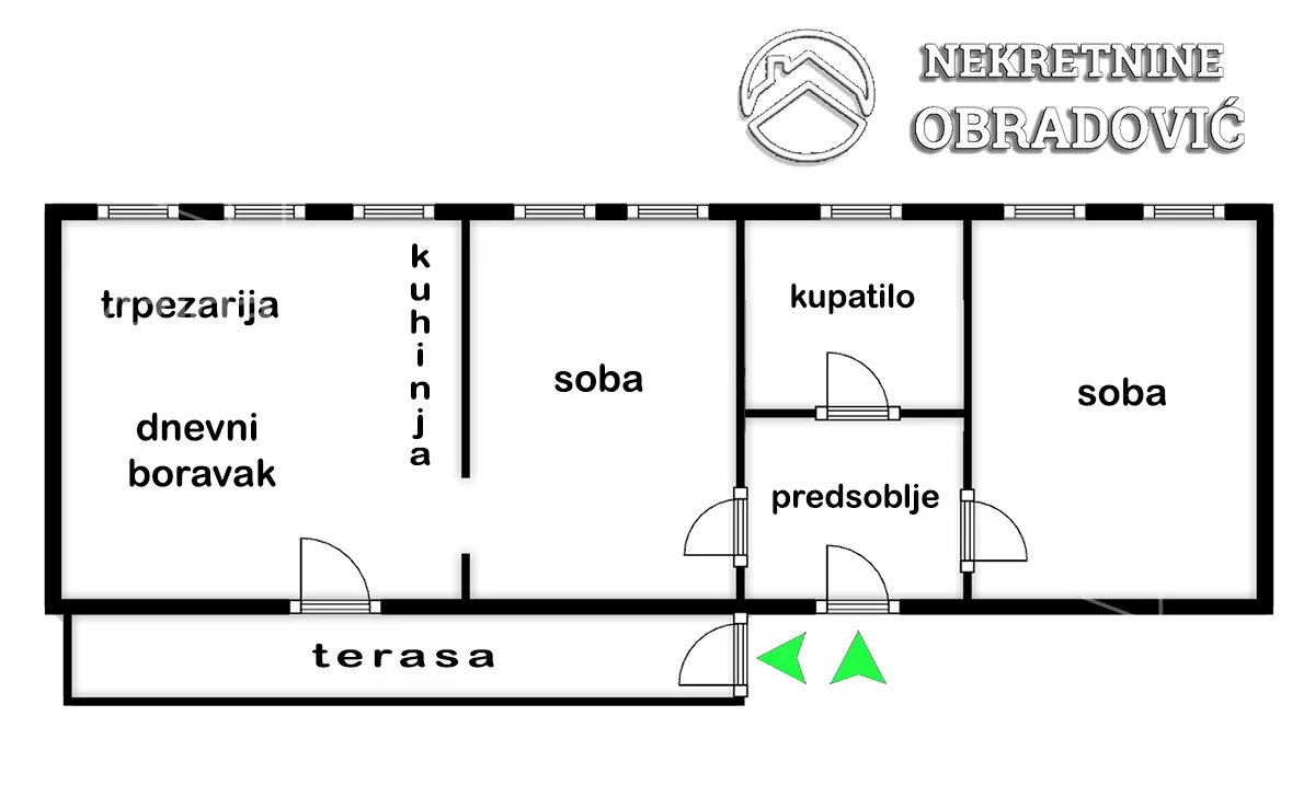 Trosoban stan | 4zida