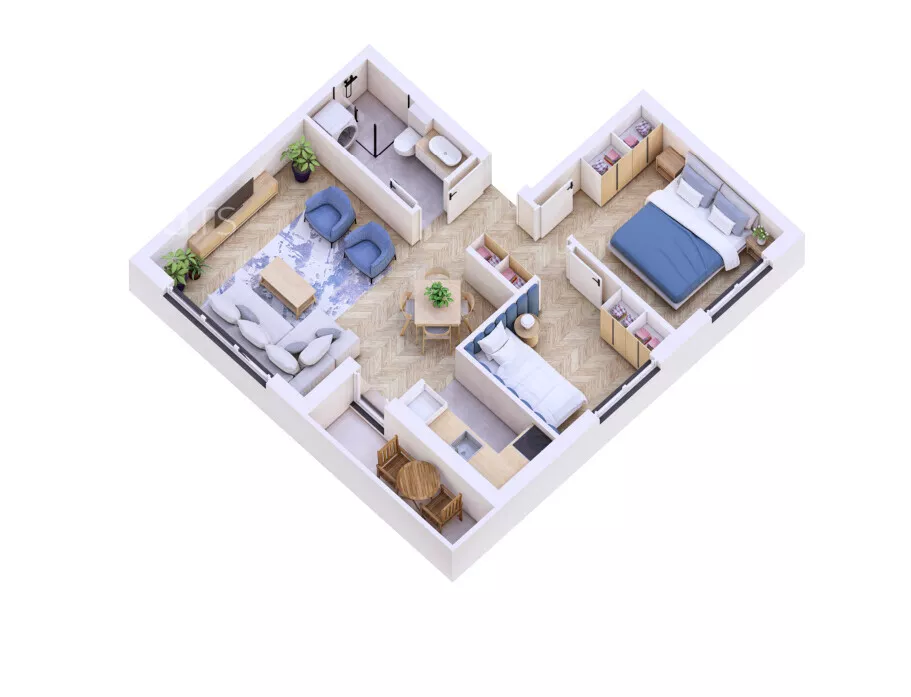 Trosoban stan | 4zida