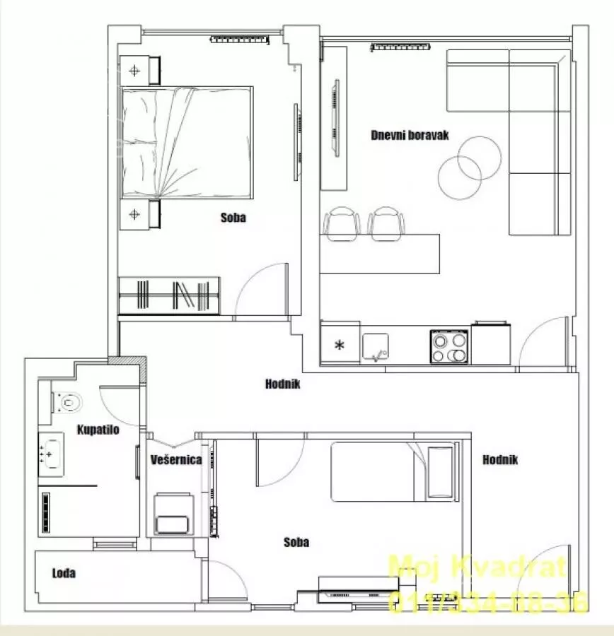 Dvoiposoban stan | 4zida