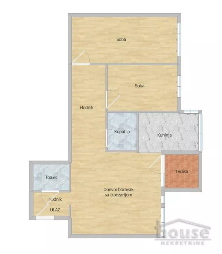 Trosoban stan | 4zida