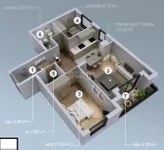 Trosoban stan | 4zida