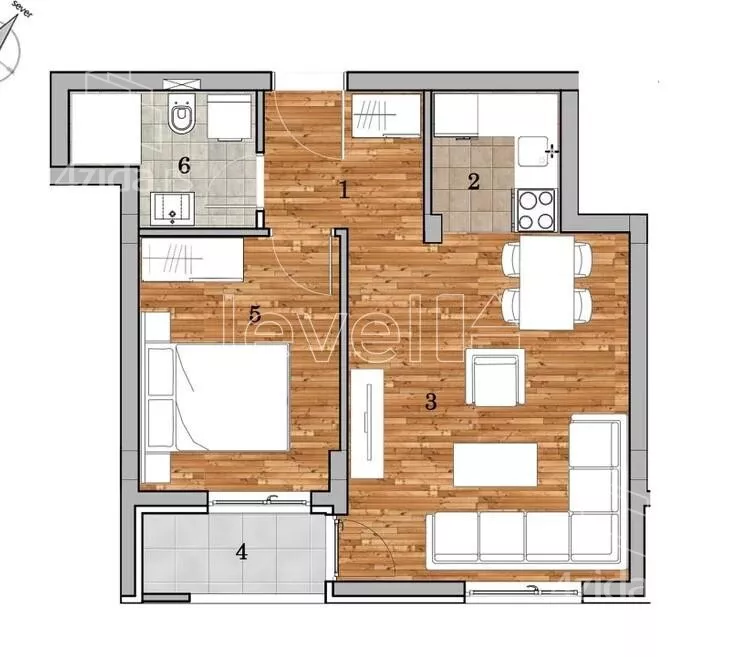 Dvosoban stan | 4zida