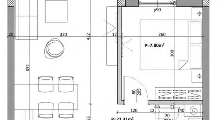 Jednosoban stan | 4zida