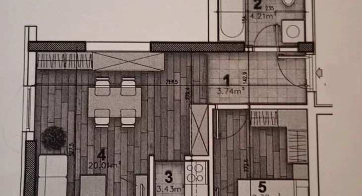 Jednoiposoban stan | 4zida