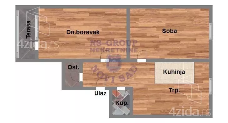 Dvosoban stan | 4zida