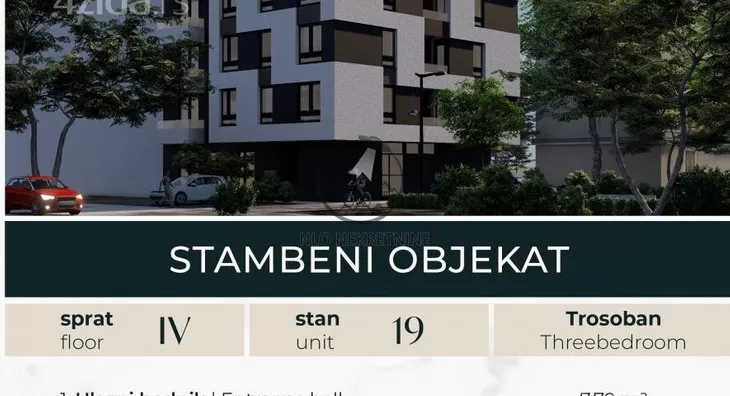Trosoban stan | 4zida