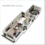 Trosoban stan | 4zida
