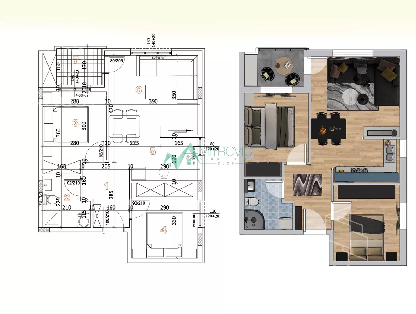 Dvoiposoban stan | 4zida