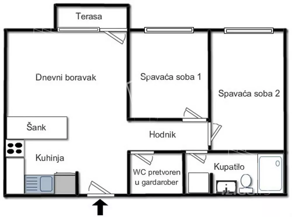 Dvoiposoban stan | 4zida