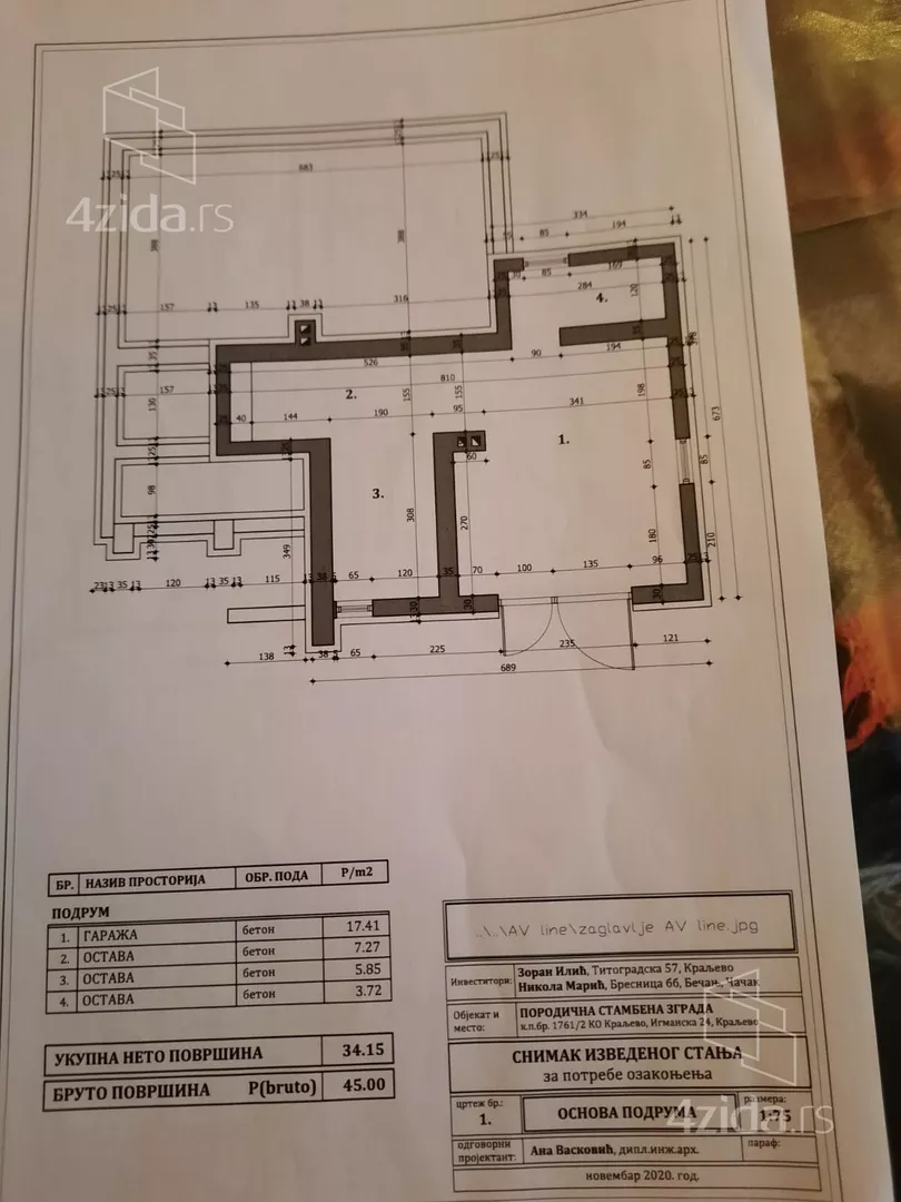 2-etažna kuća | 4zida