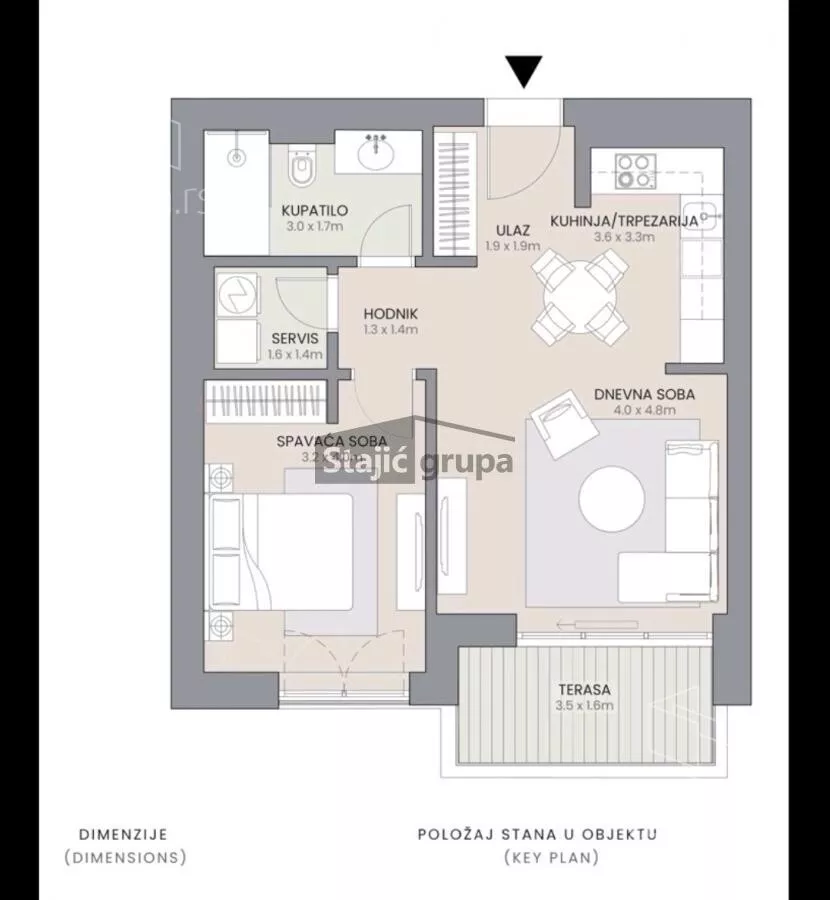 Dvosoban stan | 4zida