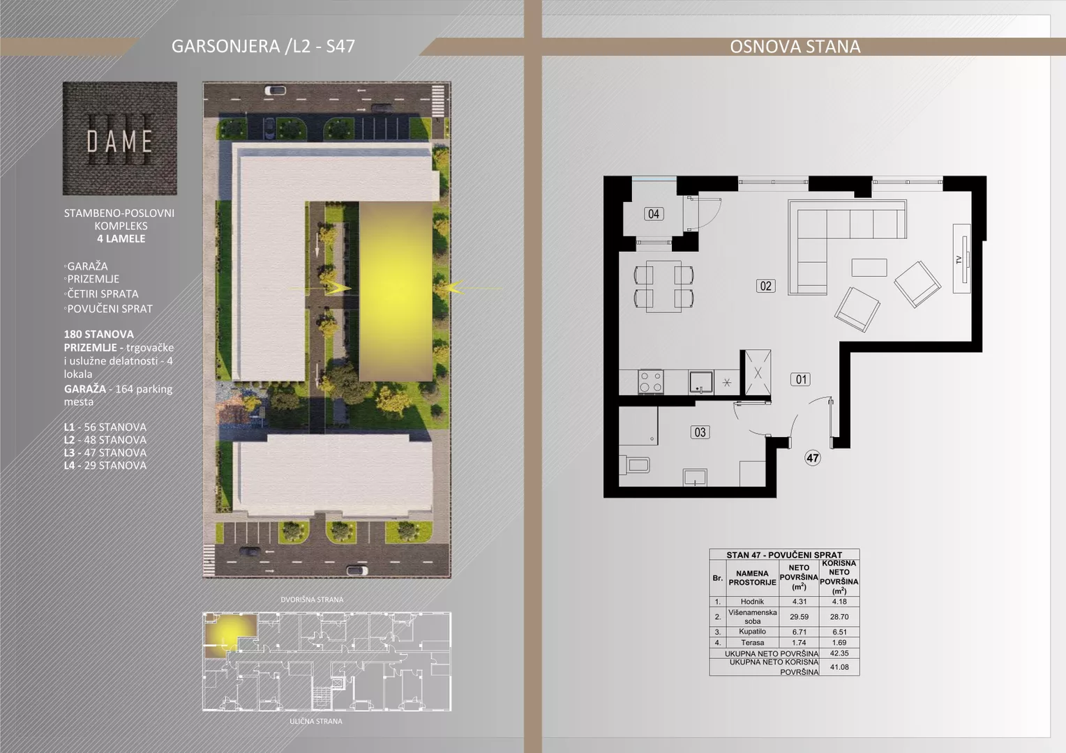 Jednosoban stan | 4zida