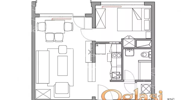 Dvosoban stan | 4zida