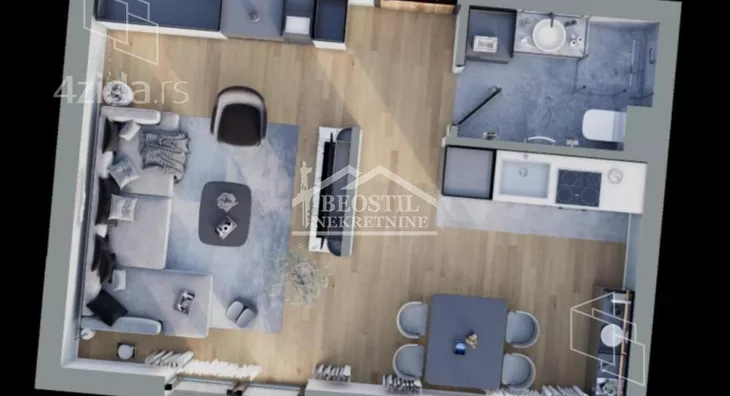 Jednosoban stan | 4zida