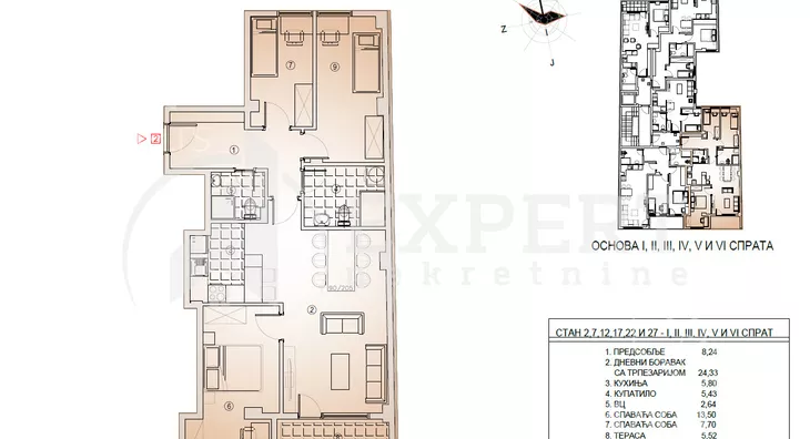 Troiposoban stan | 4zida